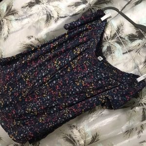 Old Navy off the shoulder floral blouse